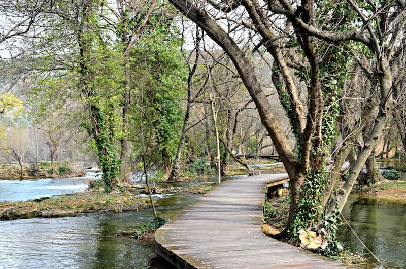 boardwalk - BEAUTIFUL BOARDWALK PATH IN KRKA NATIONAL PARK